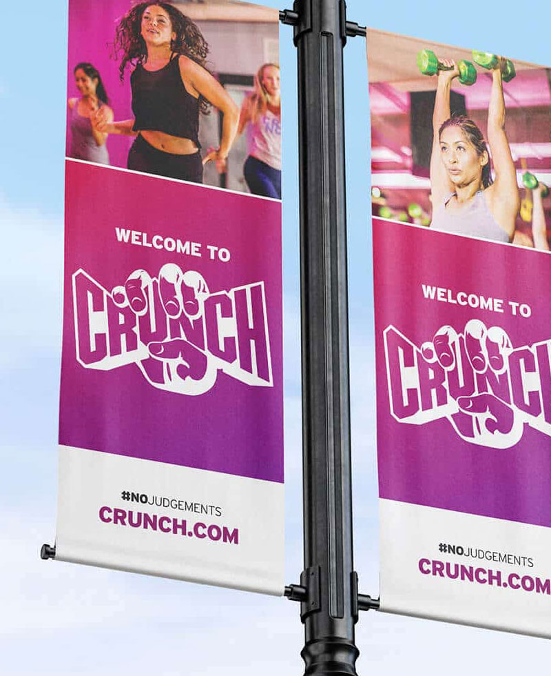 Crunch Fitness Banners