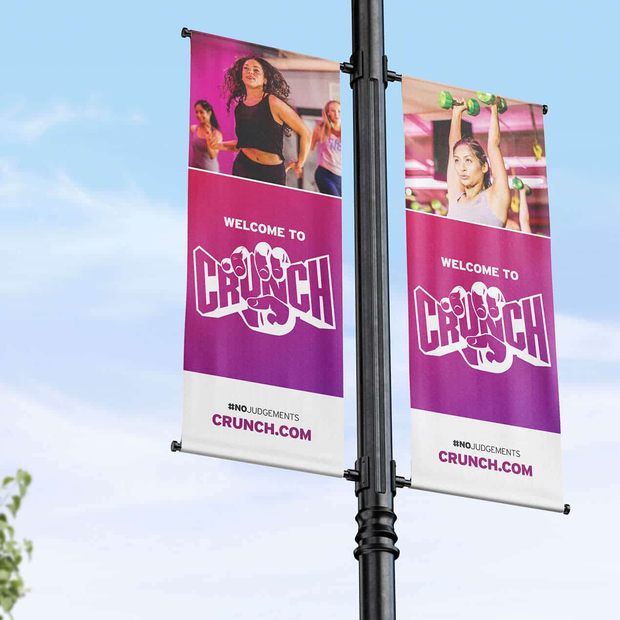 Crunch Fitness Banners